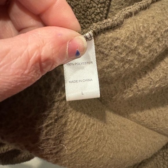 Koolaburra by UGG Sherpa Fleece Shawl Collar‎ Cardigan Size Large - Picture 7 of 8